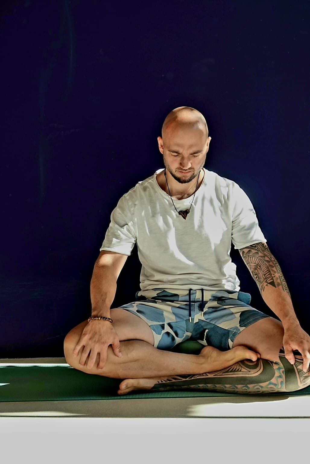 Maurice bei Meditation